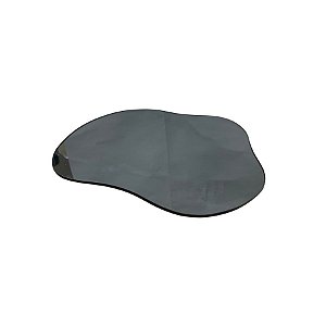 Bandeja Mesa Orgânica Com Pé - Fume - 16x22cm - 1 unidade - Rizzo