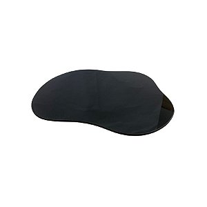 Bandeja Mesa Orgânica Com Pé - Preto - 16x22cm - 1 unidade - Rizzo