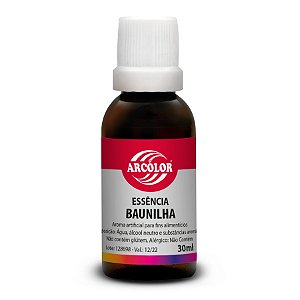 Essência de Baunilha 30 ml Arcolor
