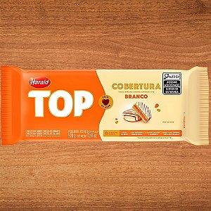 Cobertura em Barra Fracionada Chocolate Branco - Top - 500g - 1 unidades - Harald - Rizzo
