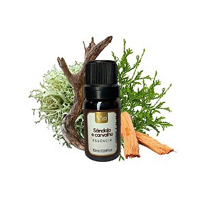 Essência Para Aromatizador Elétrico - Sândalo E Carvalho - 10ml - 1 unidade - Vya - Rizzo