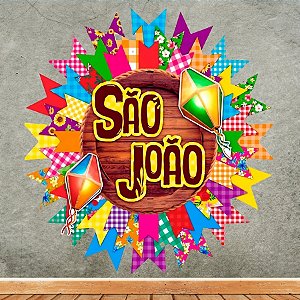 Painel Decorativo De Festa Junina 4 Lâminas - São João - 86x86cm - 1 unidades - Regina - Rizzo
