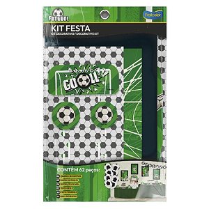 Kit Festa - Futebol - 62 itens - 1 unidade - Rizzo