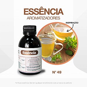 Essência Capim Limão Chá Concentrada para Ambientes N°49 - 100 g - 1 unidade - Rizzo
