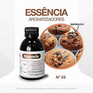 Essência Blueberry Muffin Concentrada para Ambientes N°35 - 100 g - 1 unidade - Rizzo