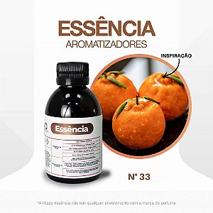 Essência Bergamota Concentrada para Ambientes N°33 - 100 g - 1 unidade - Rizzo