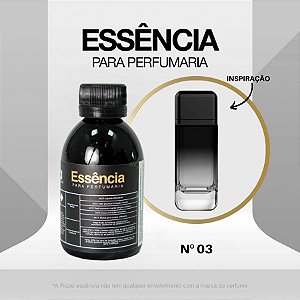 Essência 212 Vip Black Concentrada para Perfumaria N°03 - 100g - 1 unidade - Rizzo
