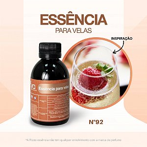 Essência Morango com Champagne Concentrada Para Velas N°92 - 100g - 1 unidade - Vya - Rizzo
