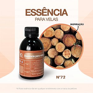 Essência Madeira do Oriente Concentrada Para Velas N°72 - 100g - 1 unidade - Vya - Rizzo