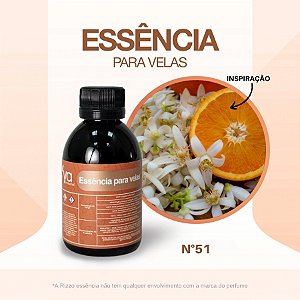 Essência Flor de Laranjeira Concentrada Para Velas N°51 - 100g - 1 unidade - Vya - Rizzo