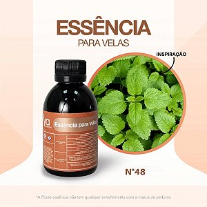 Essência Erva Cidreira Green Concentrada Para Velas N°48 - 100g - 1 unidade - Vya - Rizzo