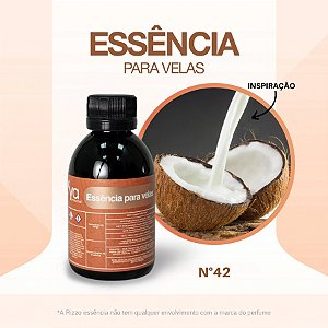 Essência Coconut Desert Concentrada Para Velas N°42 - 100g - 1 unidade - Vya - Rizzo