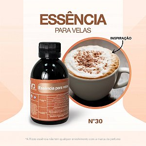 Essência Cappuccino Concentrada Para Velas N°30 - 100g - 1 unidade - Vya - Rizzo