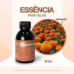 Essência Calêndula Flower Concentrada Para Velas N°24 - 100g - 1 unidade - Vya - Rizzo