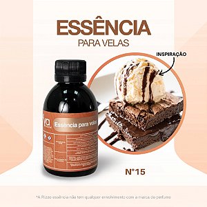 Essência Baunilha e Chocolate Concentrada Para Velas N°15 - 100g - 1 unidade - Vya - Rizzo