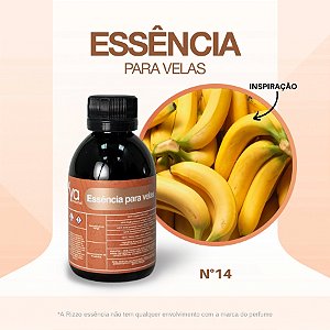 Essência Banana Concentrada Para Velas N°14 - 100g - 1 unidade - Vya - Rizzo