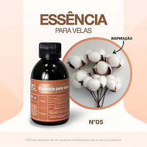 Essência Algodão Concentrada Para Velas N°05 - 100g - 1 unidade - Vya - Rizzo