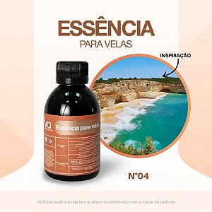Essência Algarve Cold Concentrada Para Velas N°04 - 100g - 1 unidade - Vya - Rizzo