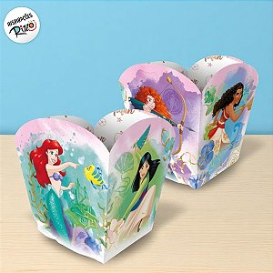 Cachepot - Princesas - 9x7cm - 4 unidades - Disney Original - Rizzo