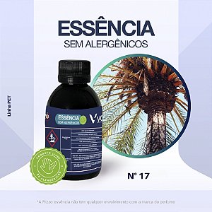 Essência Palmeira de Muru Muru Concentrada para Perfumaria e Animais N°17 - 100g - Allergen Free - 1 unidade - Vya - Riz