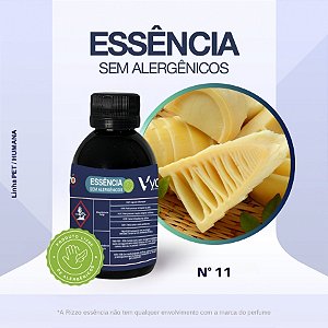 Essência Broto de Bamboo Concentrada para Perfumaria e Animais N°11 - 100g - Allergen Free - 1 unidade - Vya - Rizzo