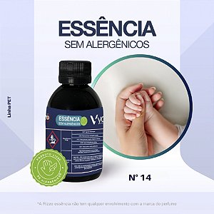 Essência Mandre e Bambino Concentrada para Perfumaria e Animais N°14 - 100g - Allergen Free - 1 unidade - Vya - Rizzo