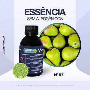 Essência Nectar de Poire Concentrada para Perfumaria e Animais N°07 - 100g - Allergen Free - 1 unidade - Vya - Rizzo