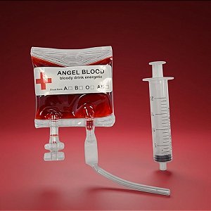 Adereço Halloween - Bolsa De Sangue - 75ml - 1 unidade - Rizzo