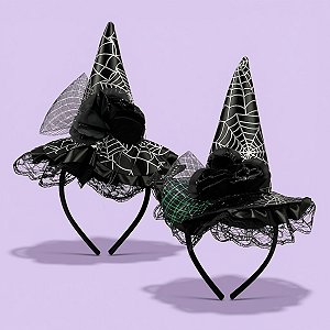 Tiara De Halloween - Chapéu De Bruxa - 1 unidade - Rizzo