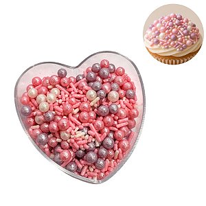Confeito de Açúcar - Sprinkles Conchas - 1 unidade - Abelha Confeiteira - Rizzo