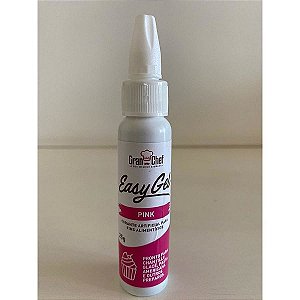 Corante Easy Gel Pink 25g GranChef