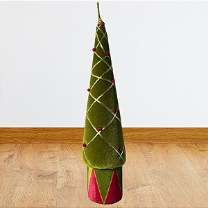 Árvore De Natal De Mesa Decorativa - 55cm - 1 unidade - Rizzo