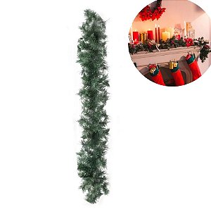 Festão Aramado Decorativo - 220H - Verde - 25x270cm - 1 unidade - Cromus - Rizzo