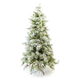 Árvore de Natal Nassau Com 500 Leds - Bivolt - 825 Hastes - 2,4m - 1 unidade - Cromus - Rizzo