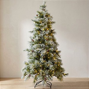 Árvore de Natal Nassau Com 500 Leds - Bivolt - 825 Hastes - 2,4m - 1 unidade - Cromus - Rizzo