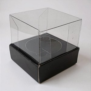 Caixa Mini Bolo P (5x5x5cm) Preto - 10 unidades - Assk - Rizzo
