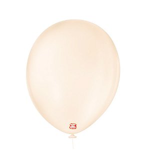 Balão de Festa Látex Liso - Begê - Balões São Roque