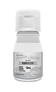 Corante Liquido Branco Leite 10ml Mix