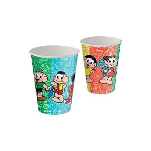 Copo De Papel - Turma Da Mônica - 200ml - 8 unidades - Festcolor - Rizzo
