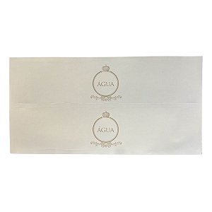 Adesivo Rótulo de Garrafa - Casamento Clássico - 12 unidades - Cromus - Rizzo