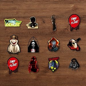 Mini Personagens Decorativos - Horror - 5x9cm - 12 unidades - Regina - Rizzo