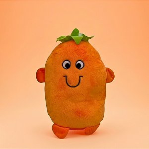 Abóbora de Pelúcia - Laranja - 20cm - 1 unidade - Rizzo