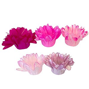Forminha para Doces Finos - Madri Tons Rosa Claro - 50 unidades - Decora Doces - Rizzo