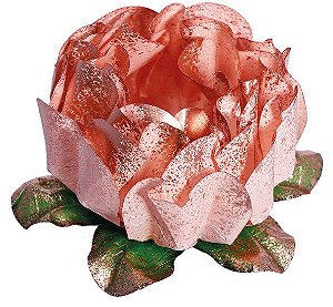 Forminha para Doces Finos - Rosa Maior Rosê Gold - 40 unidades - Decora Doces - Rizzo Festas