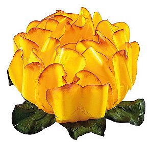 Forminha para Doces Finos - Rosa Maior Amarelo Queimado - 40 unidades - Decora Doces