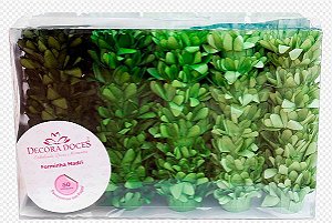 Forminha para Doces Finos - Madri Tons Verdes - 50 unidades - Decora Doces - Rizzo Festas