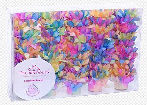 Forminha para Doces Finos - Madri Tie Dye Vivid- 50 unidades - Decora Doces - Rizzo Festas