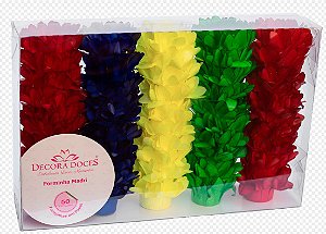 Forminha para Doces Finos - Madri - Cores Vivas - 50 unidades - Decora Doces - Rizzo Festas