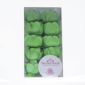 Forminha para Doces Finos - Bela  Neon Verde  - 20 unidades - Decora Doces - Rizzo Festas