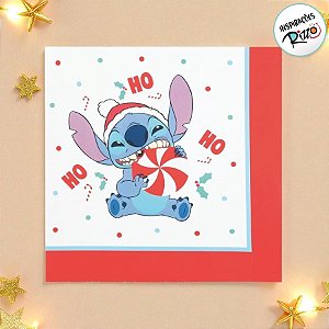 Guardanapo de Papel - Stitch de Natal - 32,5x32,5cm - 20 unidades - Disney Original - Rizzo